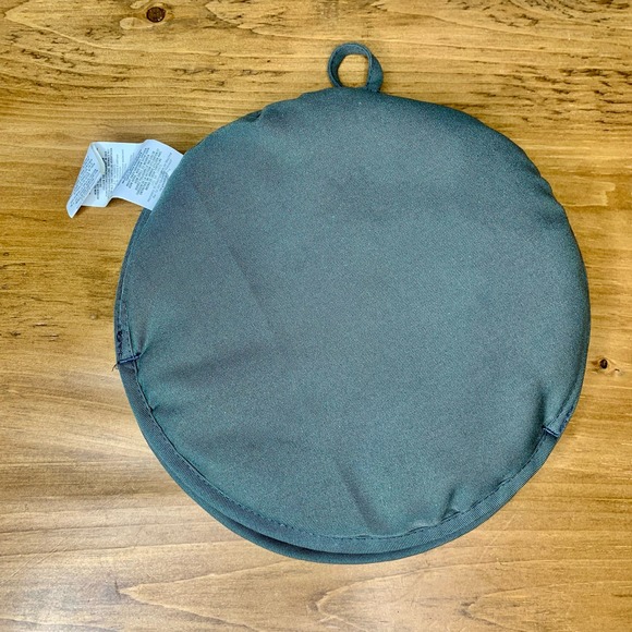 Pampered Chef Tortilla Warmer #100120 10 1/2 Inches Gray Cloth Microwave - Picture 3 of 6